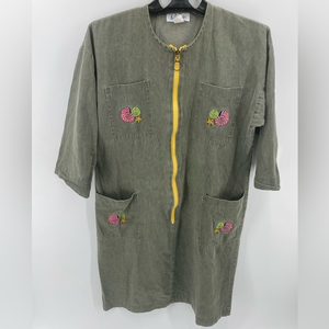 Vintage Peggy Barker zip up dress‎